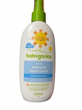 Babyganics SPF 50 Mineral Sunscreen Spray